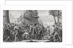 Trade between Mexican Indians and the French at the Port of Mississippi by French School