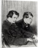 Edmond de Goncourt and Jules de Goncourt in a box at the theatre, 1853 by Paul Gavarni
