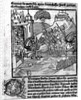 The Four Sons of Aymon are chased away by Charlemagne, king of France by French School