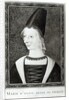 Marie d'Anjou Queen of France by Francois Roger de Gaignieres