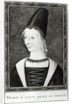 Marie d'Anjou Queen of France by Francois Roger de Gaignieres