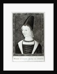 Marie d'Anjou Queen of France by Francois Roger de Gaignieres