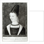 Marie d'Anjou Queen of France by Francois Roger de Gaignieres