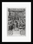 Dinner of Louis XIV at the Hotel de ville, 30th January 1687 by French School