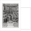 Dinner of Louis XIV at the Hotel de ville, 30th January 1687 by French School