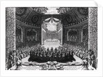 Concert in the garden of Trianon, 2nd day of celebrations at Versailles, 14th July 1668', 1675 by Francois Chauveau