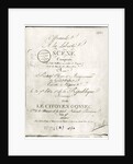Cover for the score of 'Offrande a la Liberte' arranged by Francois Joseph Gossec and performed at the Opera 30th September An I, 1792 by French School