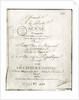 Cover for the score of 'Offrande a la Liberte' arranged by Francois Joseph Gossec and performed at the Opera 30th September An I, 1792 by French School