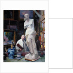 Ernest Renoux in his Studio, 50, rue Saint-Didier by Jules Ernest Renoux