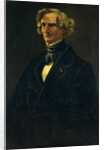 Portrait of Hector Berlioz formerly attributed to Honore Daumier by Andre Gill