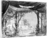 Stage set for 'Les Troyens' by Hector Berlioz 1863 by Philippe Marie Chaperon