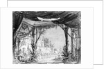 Stage set for 'Les Troyens' by Hector Berlioz 1863 by Philippe Marie Chaperon