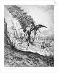 Don Quixote and the Windmills by Gustave (after) Dore