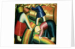 Taking in the Rye, 1912 by Kazimir Severinovich Malevich