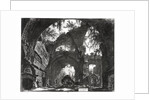 Ruins of a Sculpture Gallery at Hadrian’s Villa at Tivoli, 1770 by Giovanni Battista Piranesi