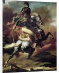 Officer of the Hussars Charging on Horseback by Theodore Gericault
