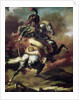 Officer of the Hussars Charging on Horseback by Theodore Gericault