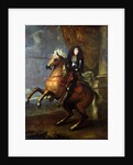 Equestrian Portrait of Louis XIV c.1668 by Charles Le Brun