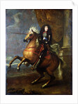 Equestrian Portrait of Louis XIV c.1668 by Charles Le Brun