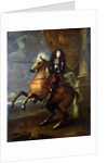 Equestrian Portrait of Louis XIV c.1668 by Charles Le Brun