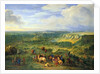 View of the city of Luxembourg from near the Mansfeld Baths, 1684 by Adam Frans van der Meulen