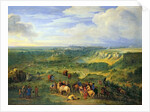 View of the city of Luxembourg from near the Mansfeld Baths, 1684 by Adam Frans van der Meulen