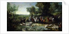 Louis XV Stag Hunting in the Forest at Saint-Germain, 1730 by Jean-Baptiste Oudry
