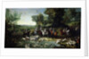 Louis XV Stag Hunting in the Forest at Saint-Germain, 1730 by Jean-Baptiste Oudry