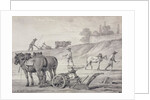 Ploughing the Fields by Jean-Baptiste Huet