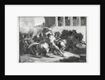 Study for the Race of the Barbarian Horses by Theodore Gericault