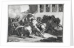 Study for the Race of the Barbarian Horses by Theodore Gericault