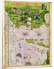 Fol.47v Map of Peru by Guillaume Le Testu