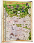 Fol.47v Map of Peru by Guillaume Le Testu