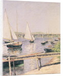 Sailing boats at Argenteuil, c.1888 by Gustave Caillebotte