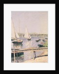 Sailing boats at Argenteuil, c.1888 by Gustave Caillebotte