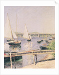 Sailing boats at Argenteuil, c.1888 by Gustave Caillebotte