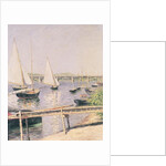 Sailing boats at Argenteuil, c.1888 by Gustave Caillebotte