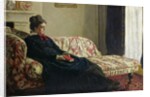 Meditation, or Madame Monet on the Sofa, c.1871 by Claude Monet