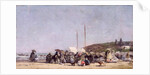The Beach at Trouville, 1864 by Eugene Louis Boudin