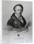 Portrait of Nikolai Mikhailovich Karamzin by Constant Louis Antoine Lorichon