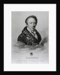 Portrait of Nikolai Mikhailovich Karamzin by Constant Louis Antoine Lorichon
