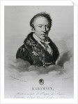 Portrait of Nikolai Mikhailovich Karamzin by Constant Louis Antoine Lorichon