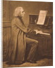 Franz Liszt at the Piano by Anonymous