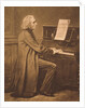 Franz Liszt at the Piano by Anonymous