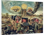 The Forges of Vulcan with Time Turning Weapons into Tools by Flemish School