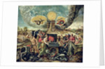 The Forges of Vulcan with Time Turning Weapons into Tools by Flemish School
