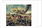 The Forges of Vulcan with Time Turning Weapons into Tools by Flemish School