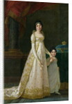 Portrait of Marie-Julie Clary Queen of Naples with her daughter Zenaide Bonaparte 1807 by Robert Lefevre