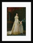 Portrait of Marie-Julie Clary Queen of Naples with her daughter Zenaide Bonaparte 1807 by Robert Lefevre
