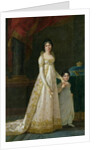 Portrait of Marie-Julie Clary Queen of Naples with her daughter Zenaide Bonaparte 1807 by Robert Lefevre